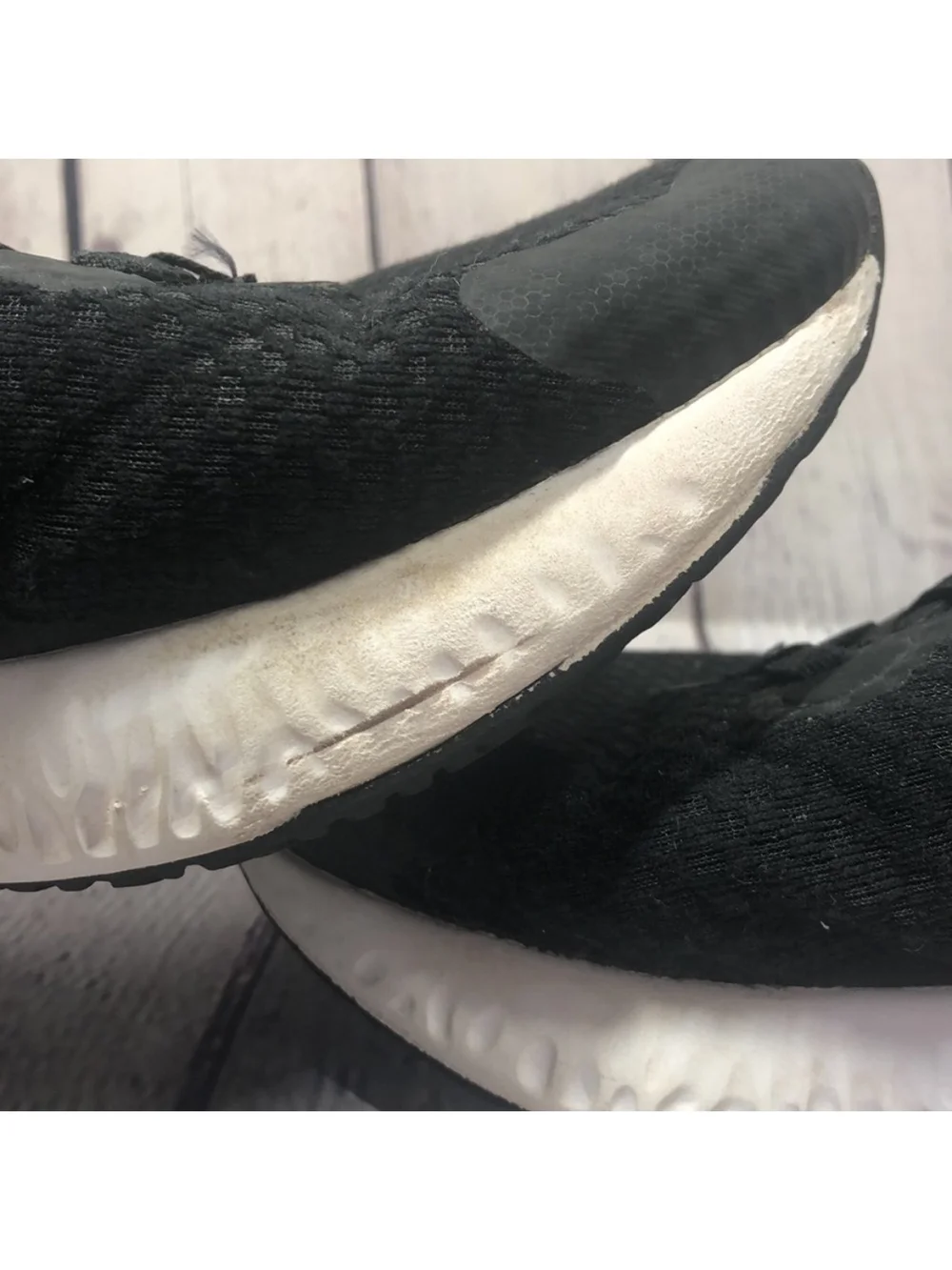 Black Nike Renew Running Shoes - Back View